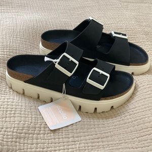 NWT! Birkenstock Arizona Papillio platform sandal- size 39/US 8 womens/US 6 mens